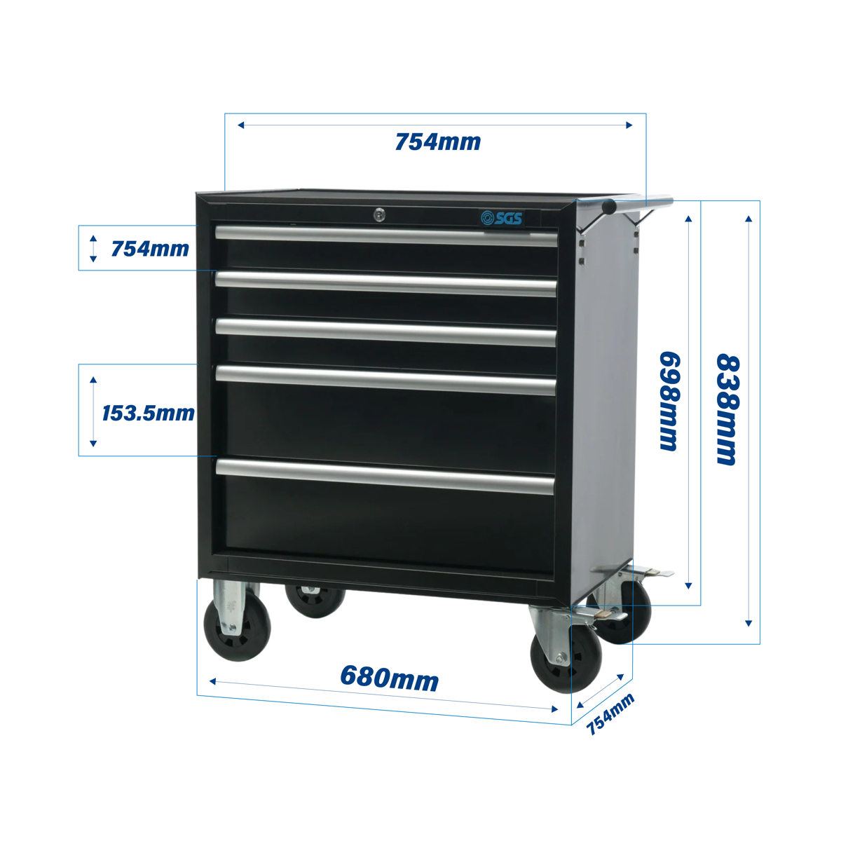 SGS 14 Drawer Tool Chest and Roller Cabinet